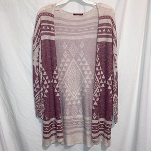 Lightweight printed cardigan • OS • fits like S/M